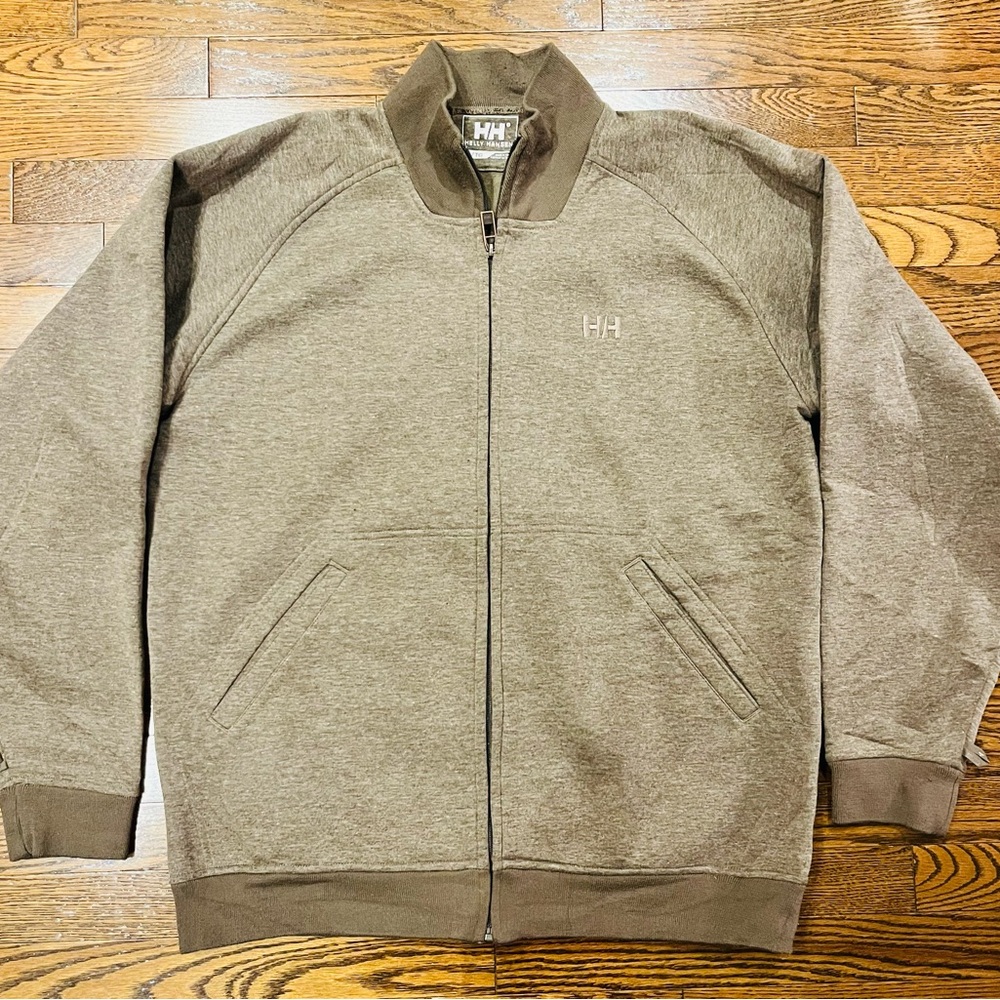Helly Hansen Men's Tan Zip-Up Sweater